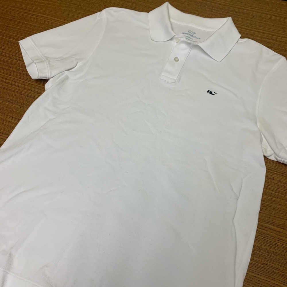 Vineyard Vines Short Sleeve Polo White Classic S